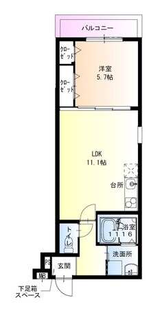 武庫之荘駅 徒歩12分 2階の物件間取画像